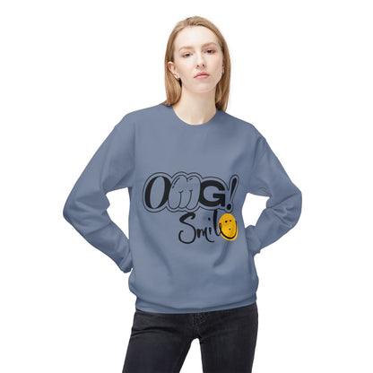 OMG!Smile Softstyle  Crewneck Sweatshirt