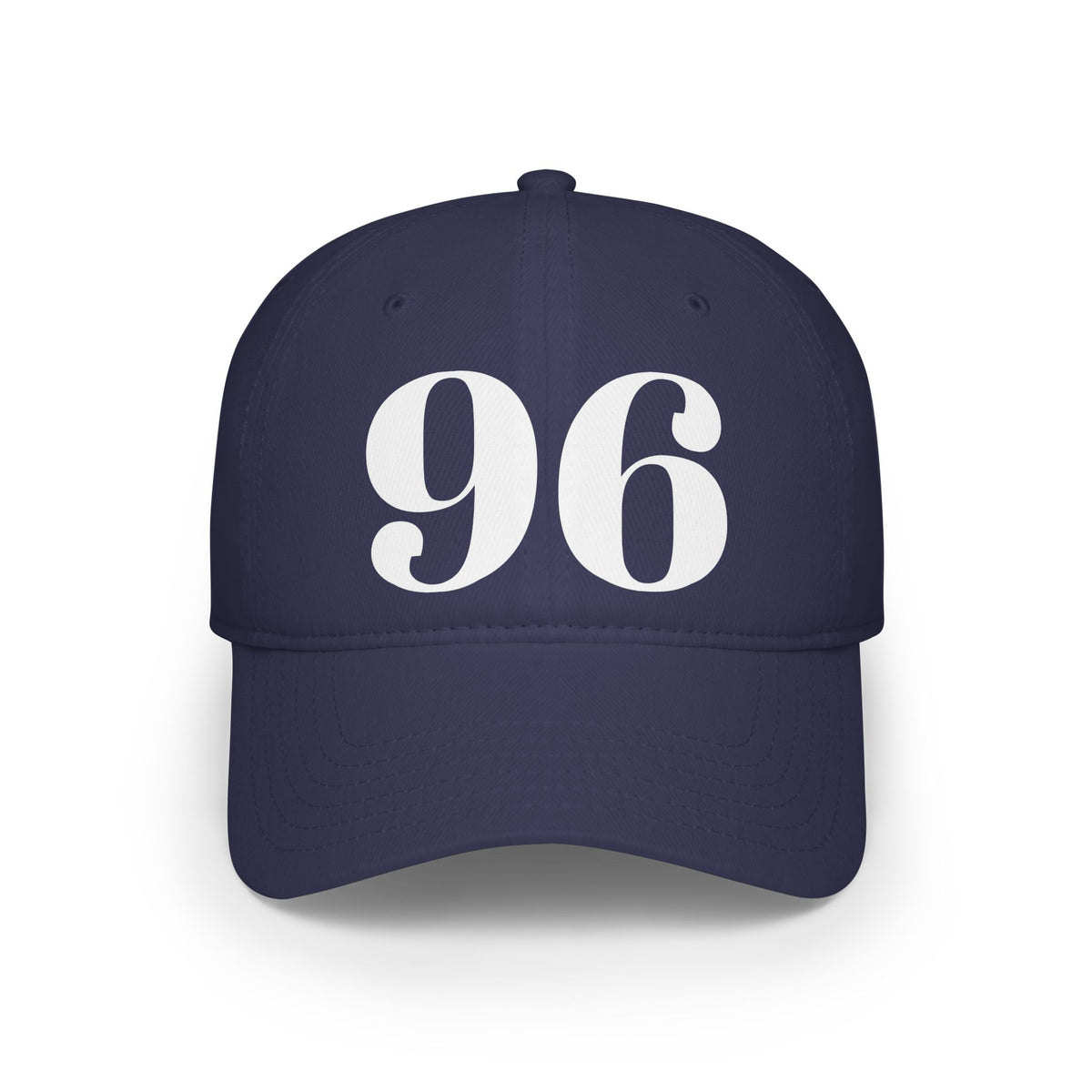 Vintage Red Baseball Cap with Bold '96' Design | Casual Sportswear