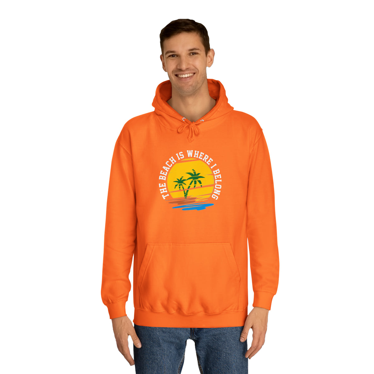 The Beach Is Where I Belong Unisex Hoodie