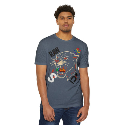 Urban Graffiti Panther T-Shirt | Cool Graphic Tee, Streetwear, Unisex Printify