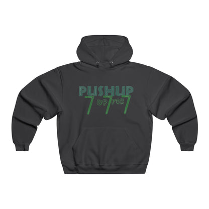 Push-Up 777 Graphic Hooded Sweatshirt for Fitness Enthusiasts