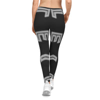 Stylish Women's Casual Leggings with Modern Graphic Design