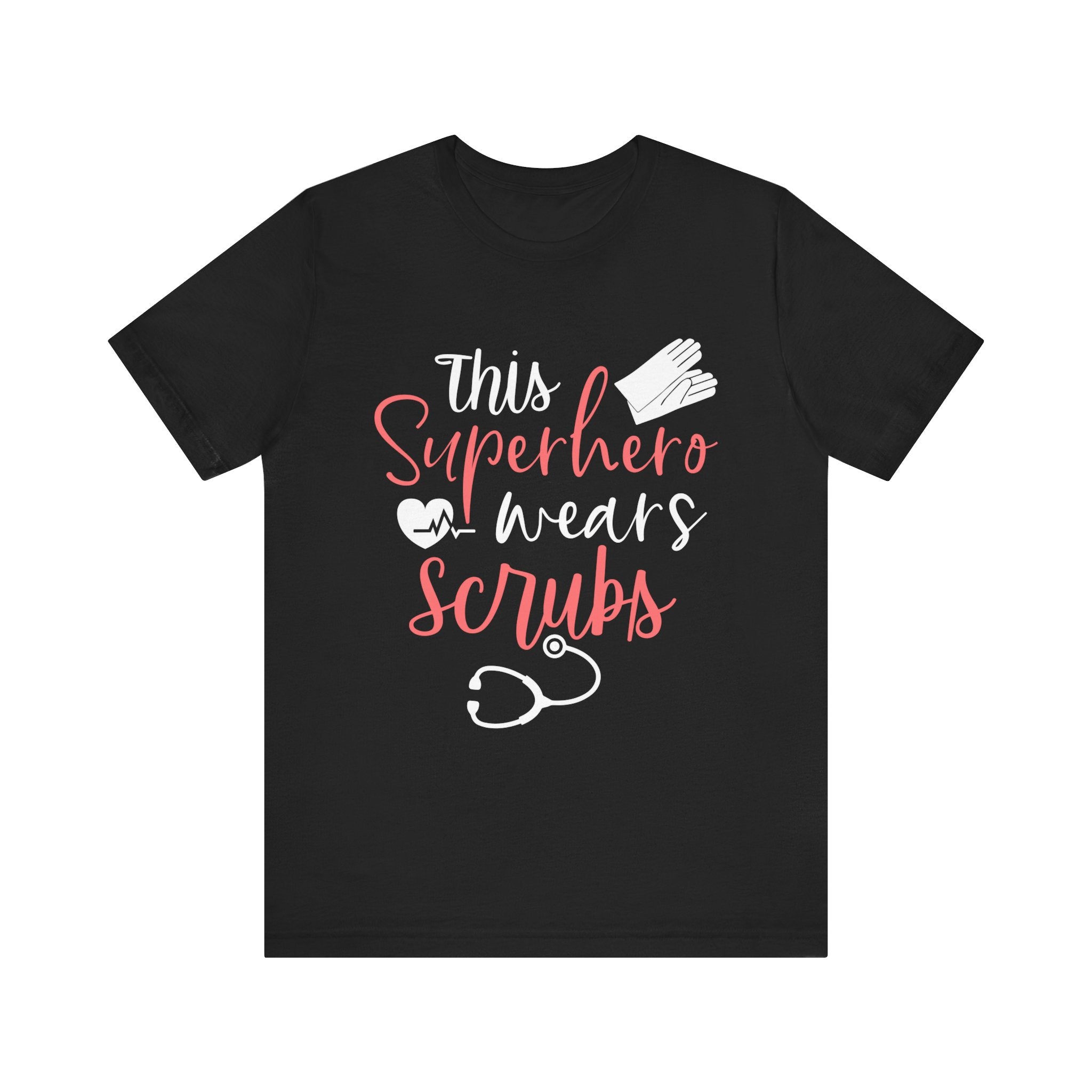 Ce super-héros porte un tee-shirt unisexe Scrubs 