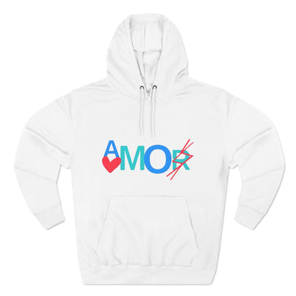 Amor Three-Panel Fleece Hoodie