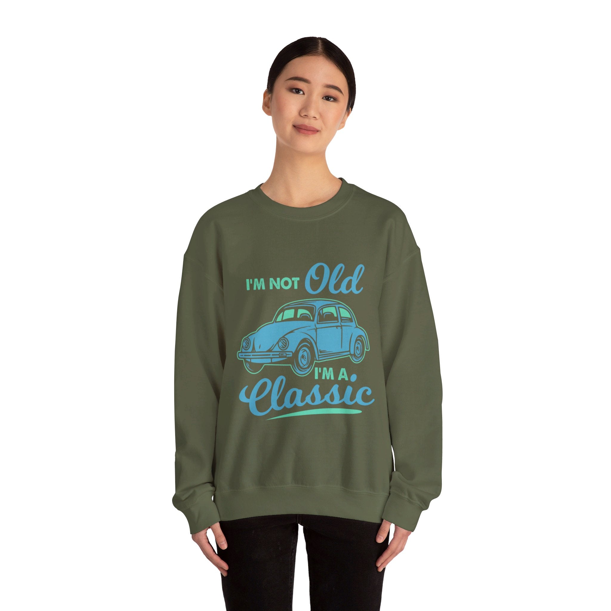 Je ne suis pas vieux, je suis un sweat-shirt unisexe classique 