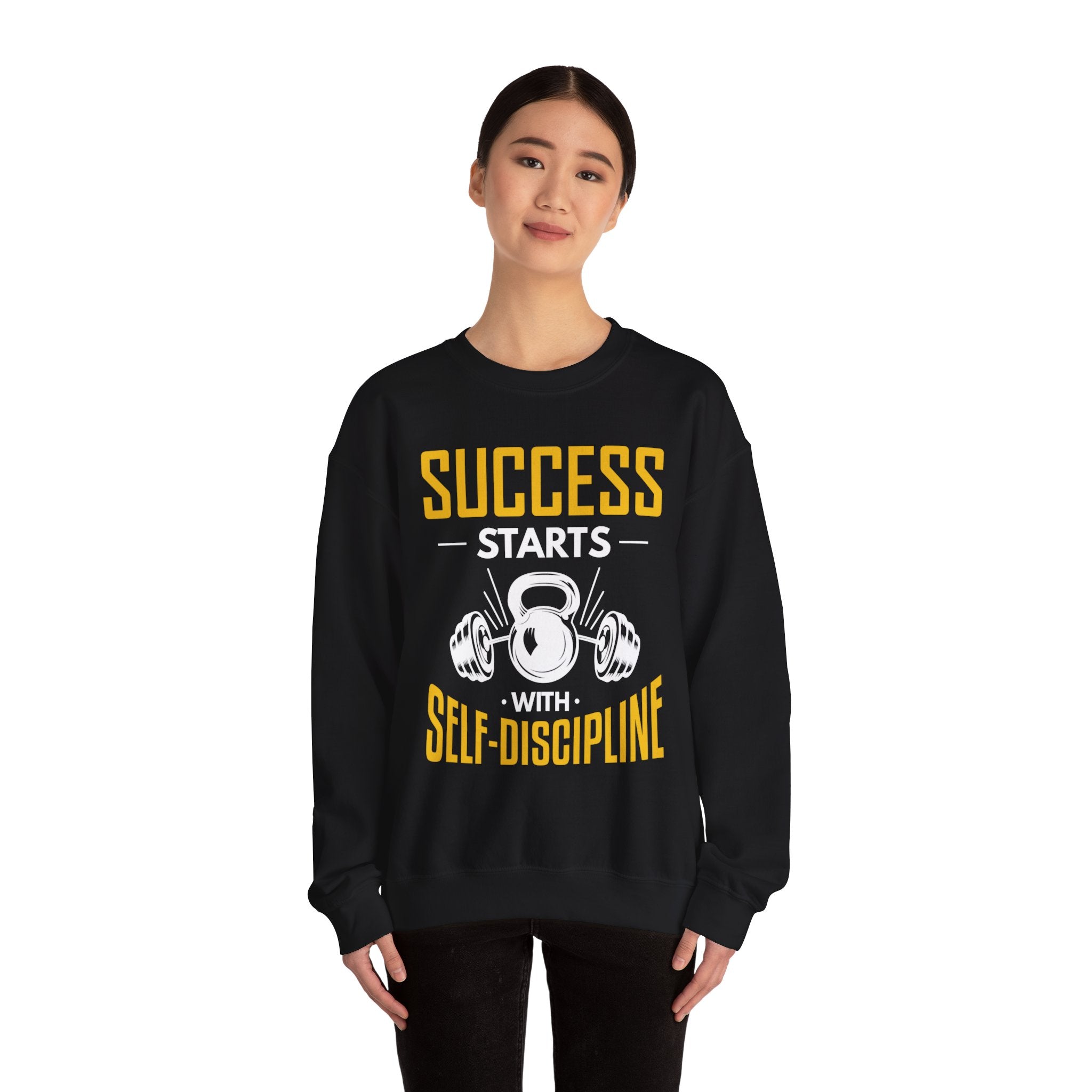 Le succès commence par le sweat-shirt unisexe d’autodiscipline 