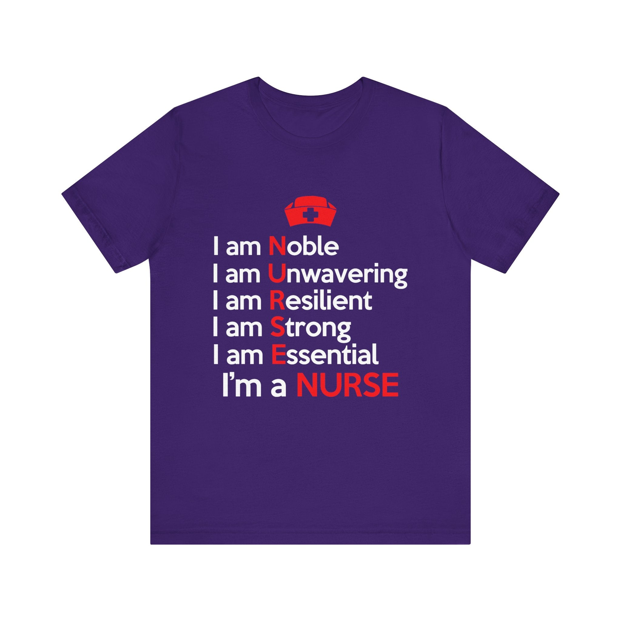 Je suis noble, je suis un tee-shirt unisexe inébranlable 