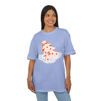 Christmas Oversize Tee - hello Santa Printify