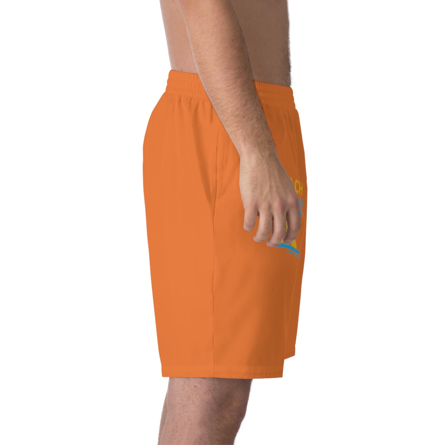 Men's Elastic Beach Shorts (AOP)