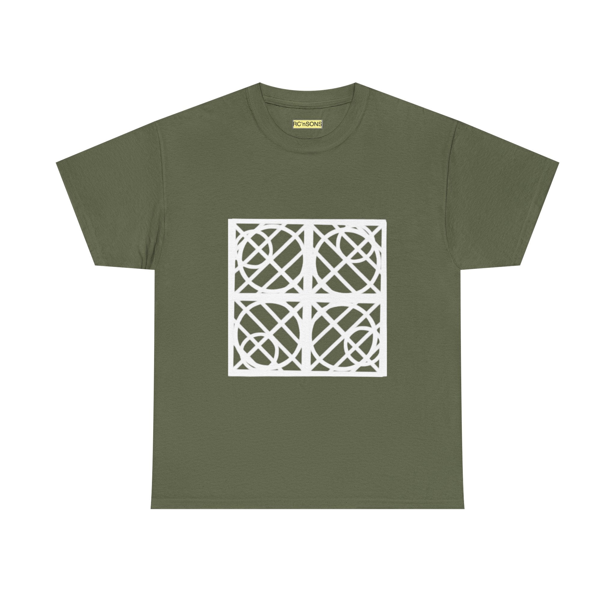 Modern Graphic Tee, Minimalist Cotton Shirt, Casual Unisex Top, Art-Inspired Clothing, Everyday Wear, Gift for Art Lovers Printify