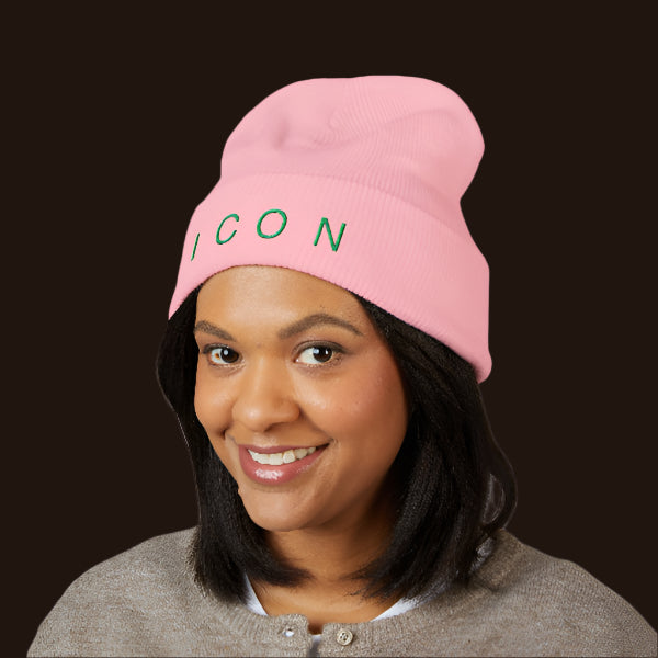 Beanie Icon Embroidered Cuffed Beanie