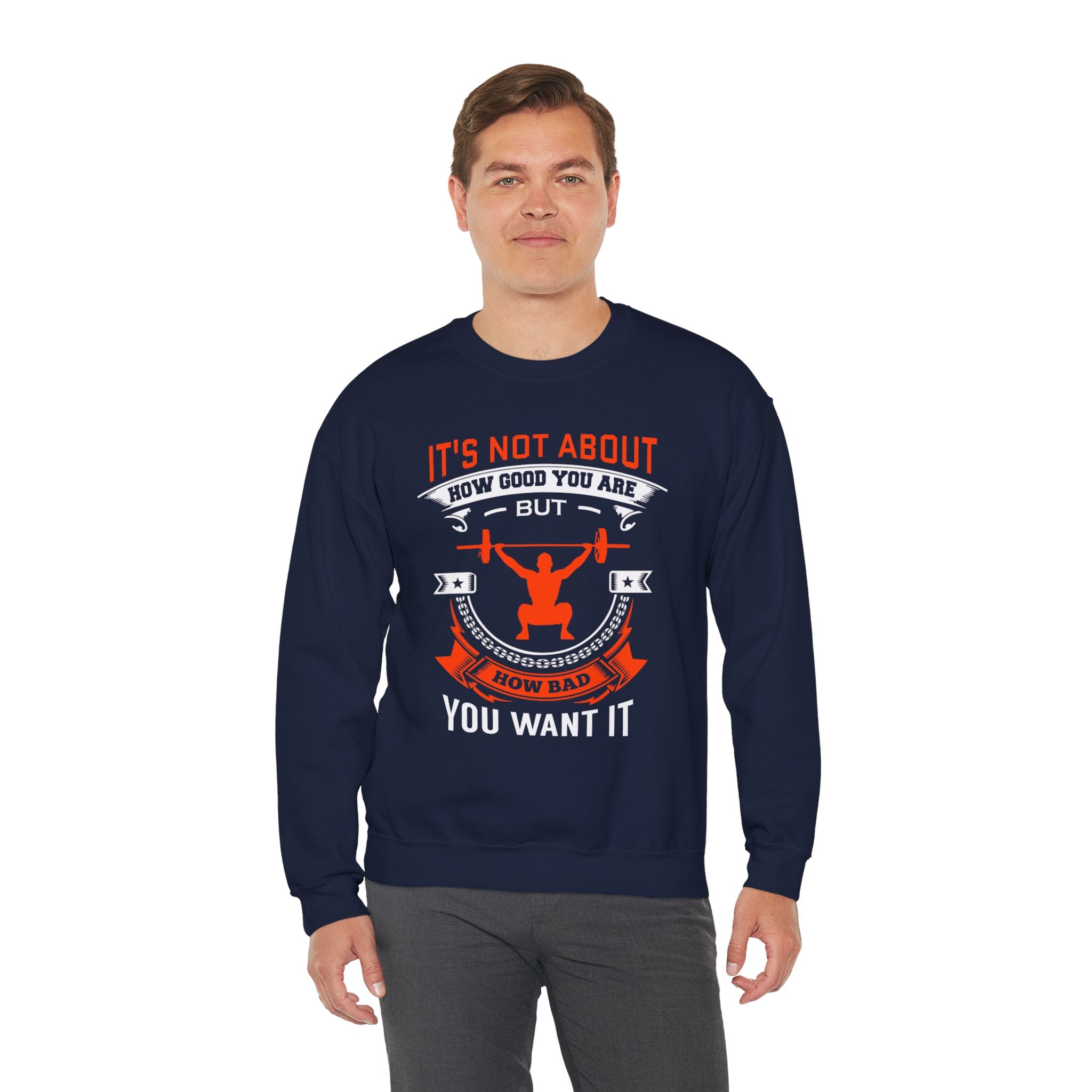 Il ne s’agit pas de savoir à quel point vous êtes bon Sweatshirt unisexe 