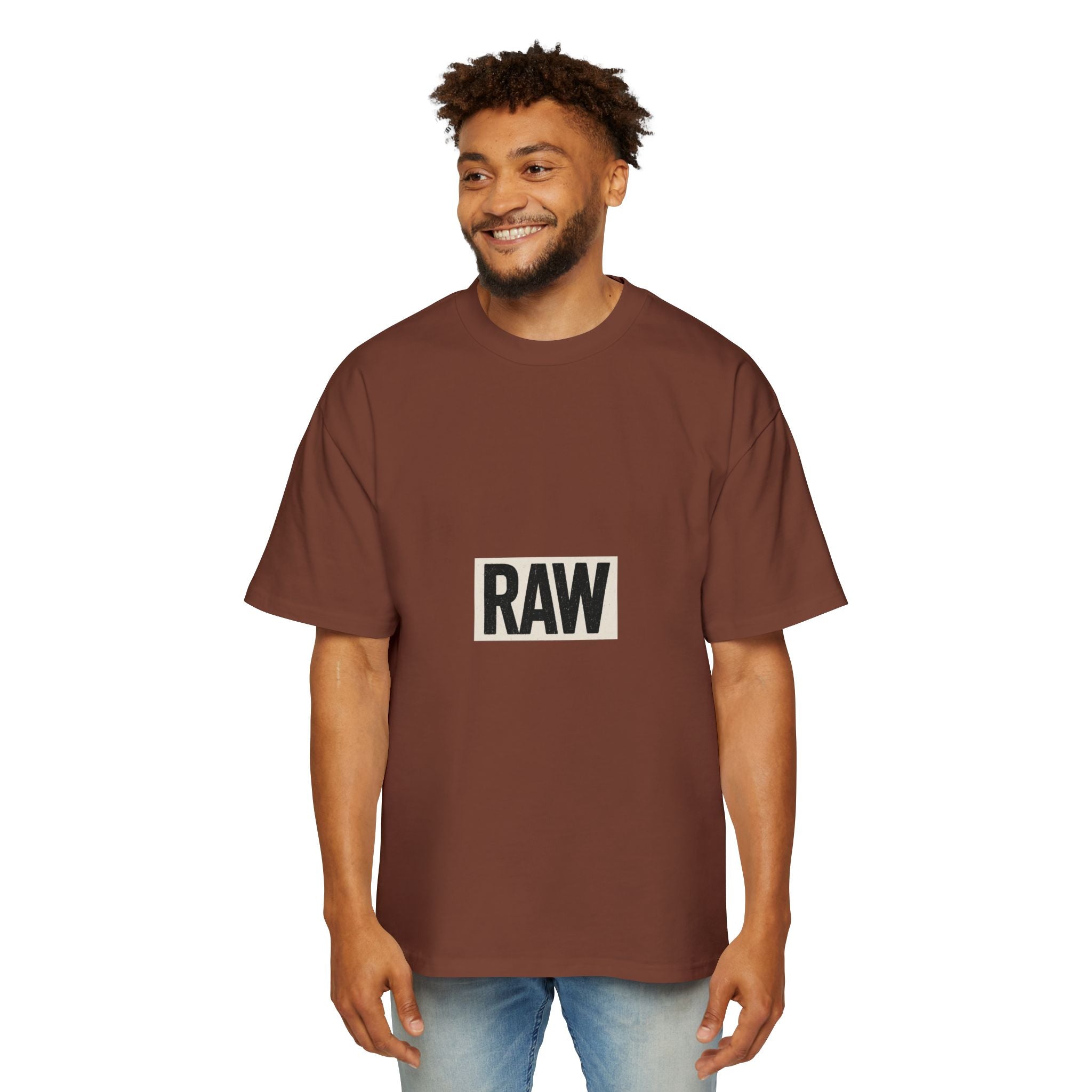 Oversized Tee - Raw Unique Design Printify