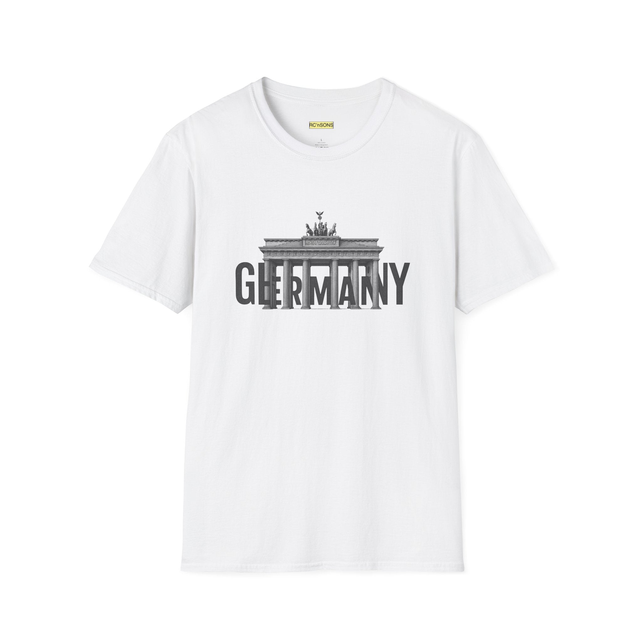 Berlin Landmark Unisex Softstyle T-Shirt - Casual Travel Tee, Gift for Travelers, Germany Pride, Souvenir Shirt, City Exploration Apparel Printify