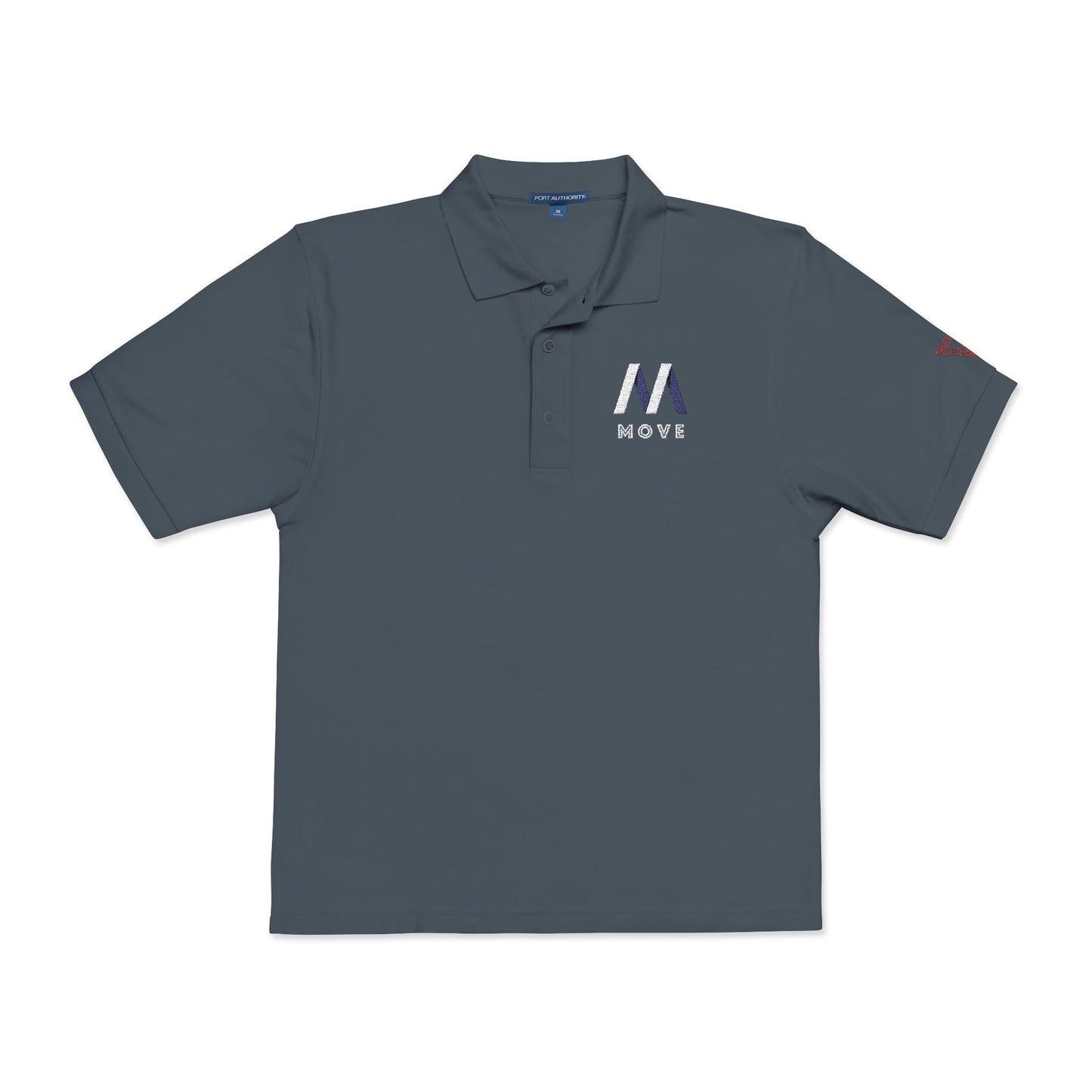 Stylish Unisex Polo Shirt with Triangle Embroidery, Casual Wear, Gift for Him/Her, Perfect for Work, Weekend, Sports, Events Printify