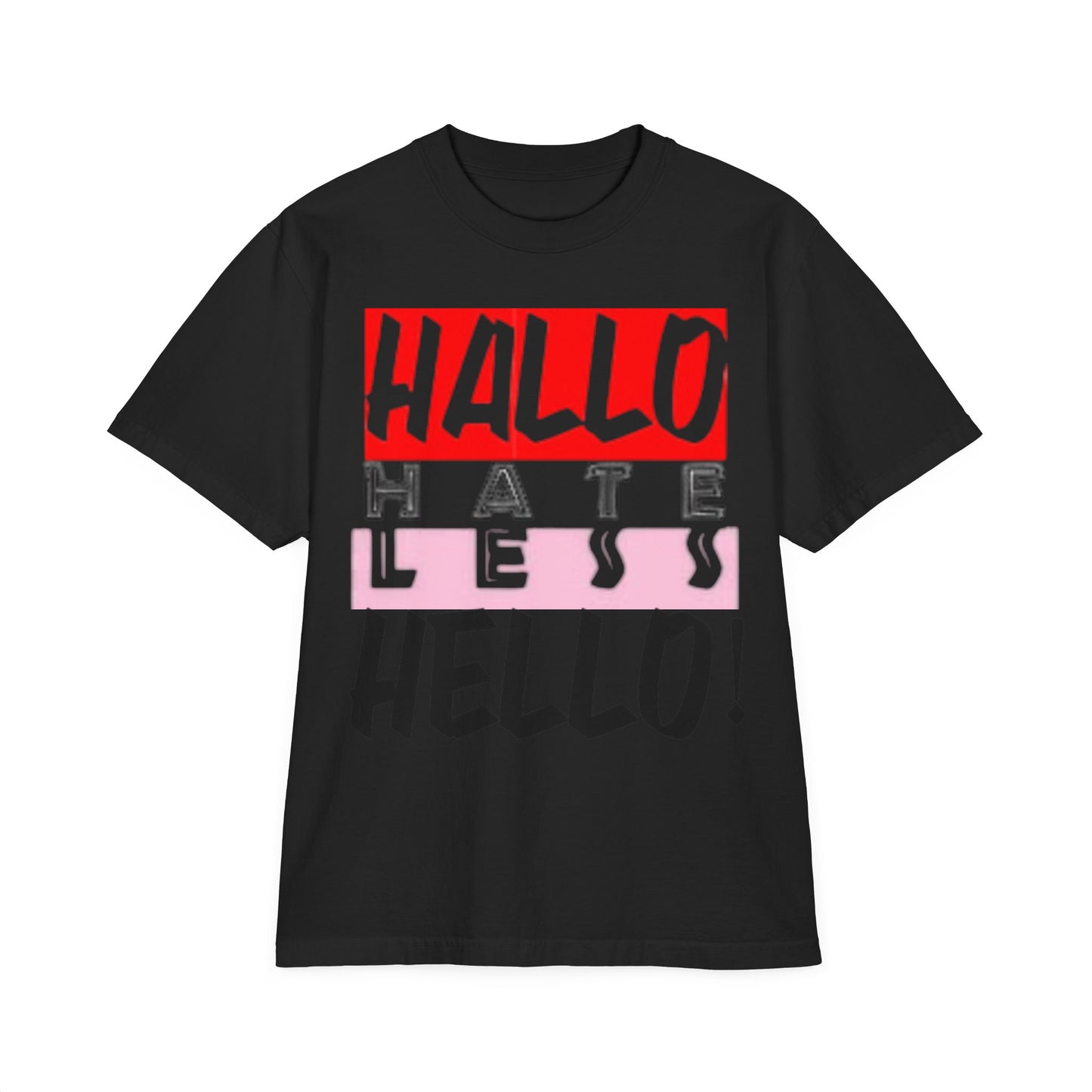 Hate Less Unisex Drop-Shoulder T-Shirt - Trendy Casual Wear