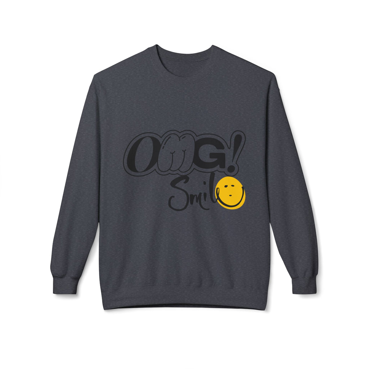 OMG!Smile Softstyle  Crewneck Sweatshirt
