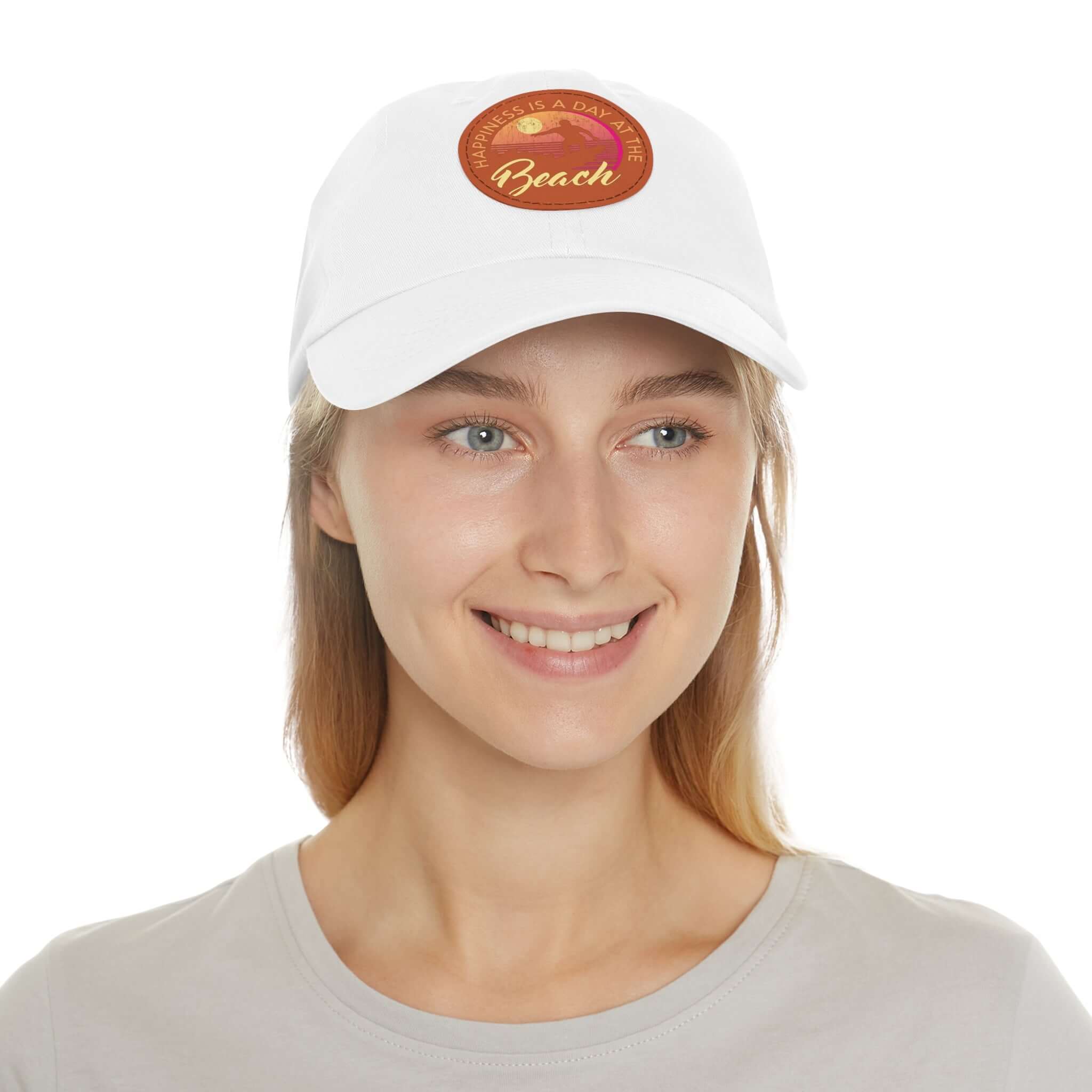 Dad Hat with Leather Patch (Round) - RC’nSONS