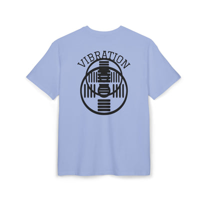 Unisex Vibration Oversized Tee | Comfortable Streetwear, Gym Apparel, Gift for Fitness Lovers, Casual Daily Wear, Graphic Tee