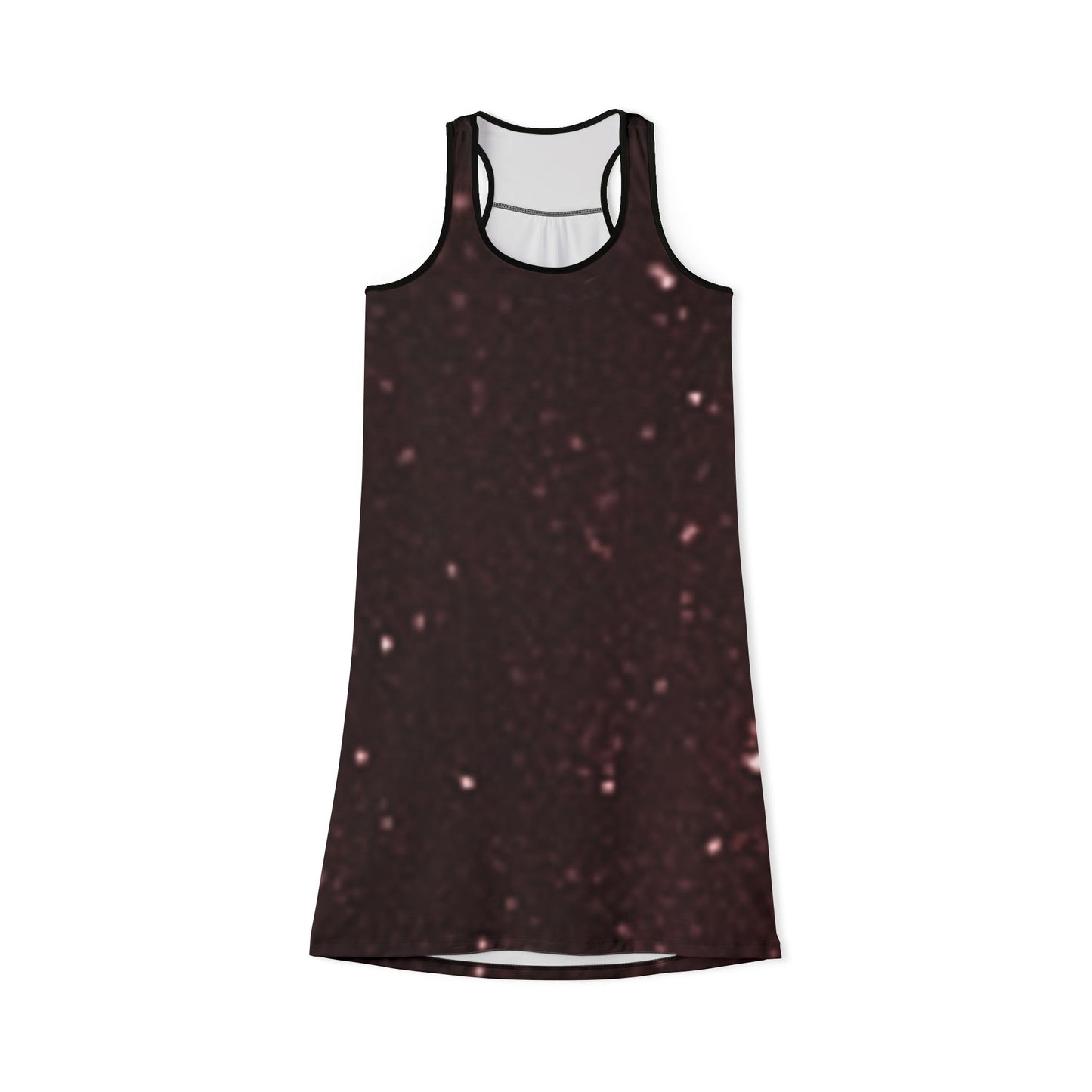 Glamorous Cosmic Racerback Dress, Women's Summer Dress, Stargazer AOP Dress, Casual Party Wear, Perfect for Festivals