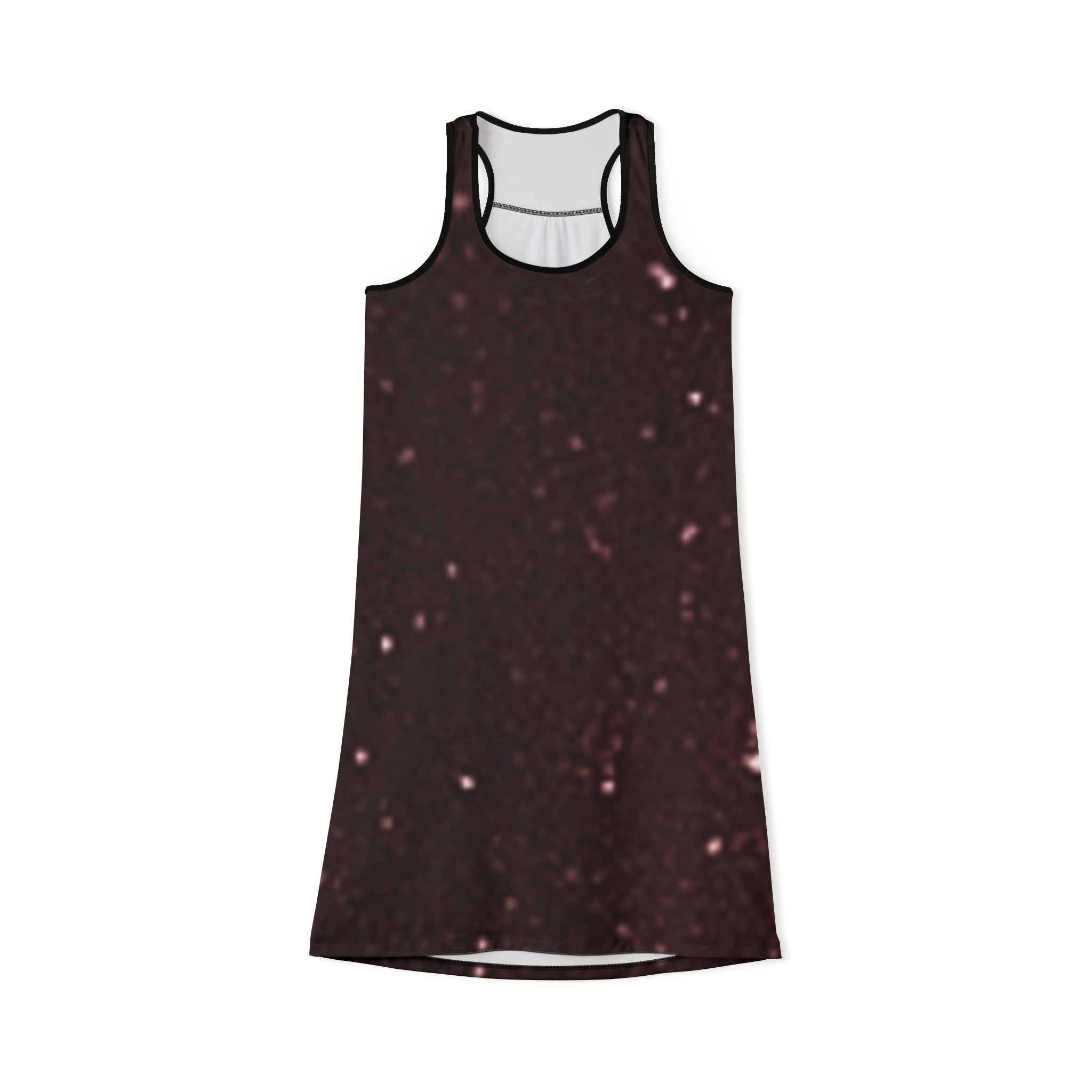 Glamorous Cosmic Racerback Dress, Women's Summer Dress, Stargazer AOP Dress, Casual Party Wear, Perfect for Festivals