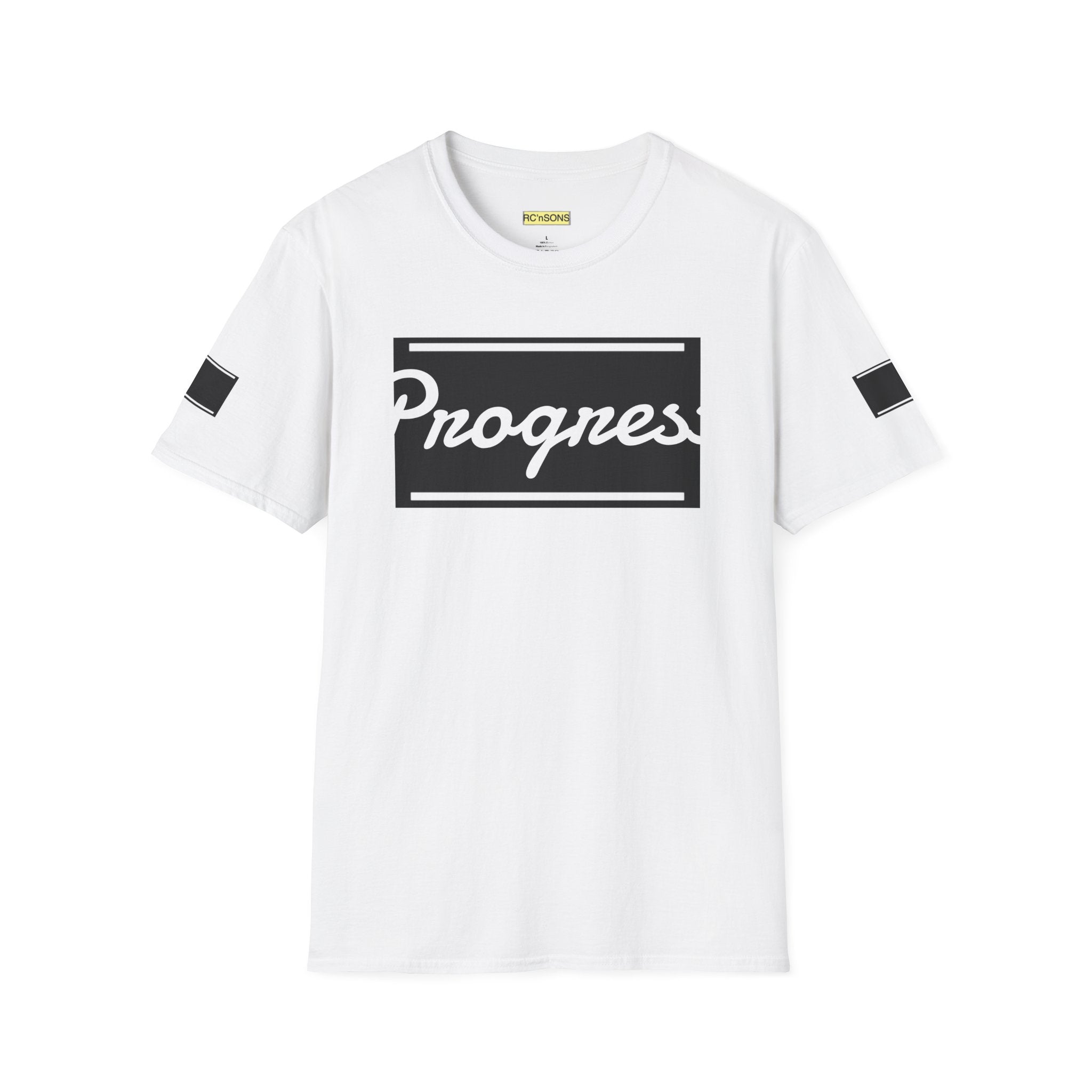 Motivational Unisex Softstyle T-Shirt | Progress Tee, Gift for Teens, Casual Wear, Workout Shirt, Inspirational Apparel Printify