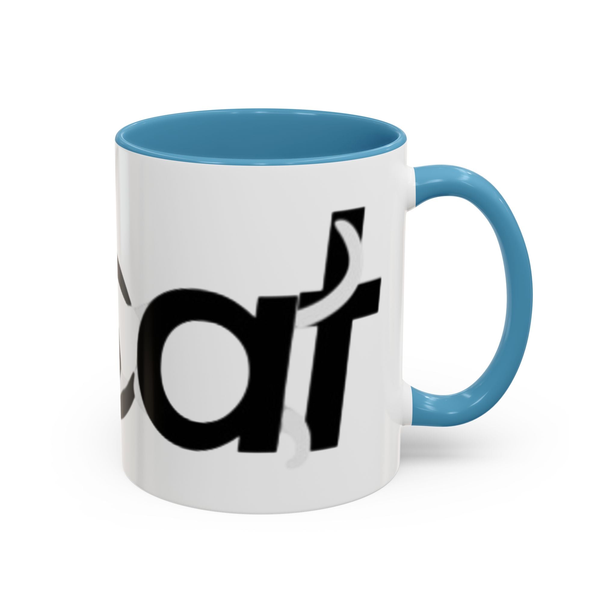 Playful Cat Accent Coffee Mug - 11oz & 15oz - Perfect for Cat Lovers Printify