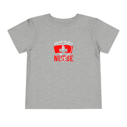 Fier d’être une infirmière T-shirt pour tout-petits 