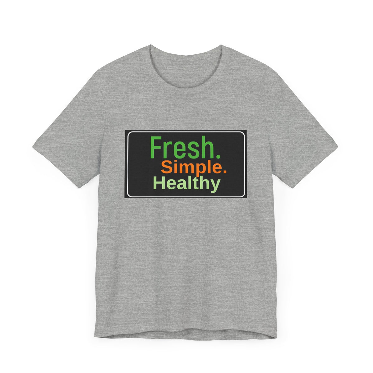 Unisex Fresh Simple Short Sleeve Tee