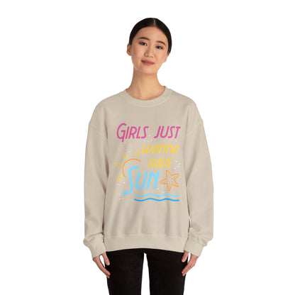 Les filles veulent juste avoir le sweat-shirt unisexe Sun 