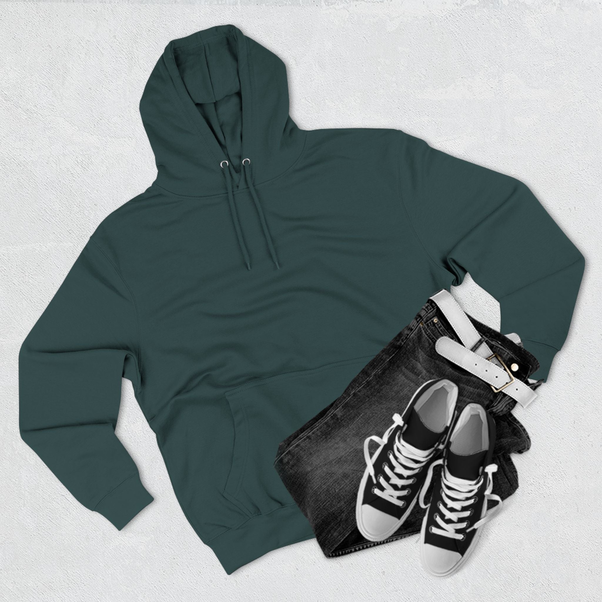 Embroidered Frc Art Three-Panel Fleece Hoodie