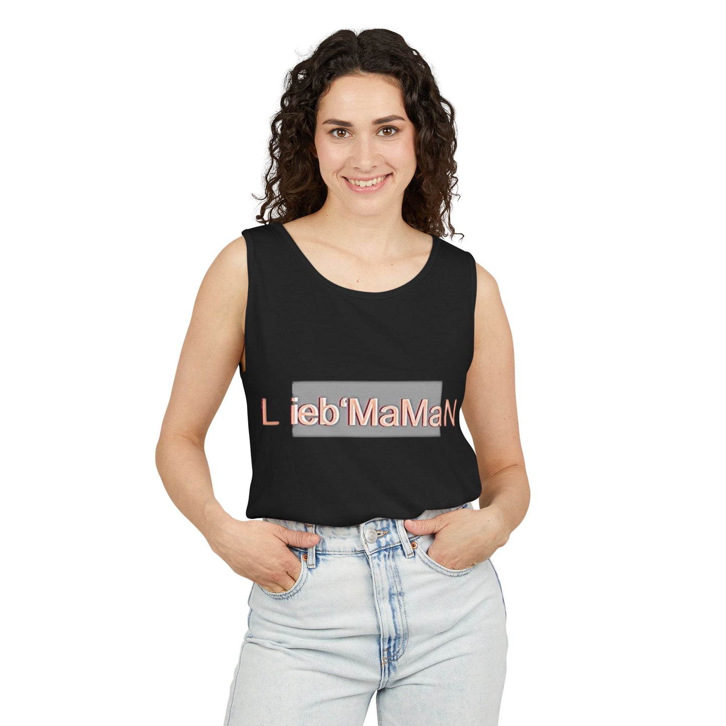 Lieb'MaMan Unisex Garment-Dyed Tank Top - Stylish and Comfortable Summer Wear