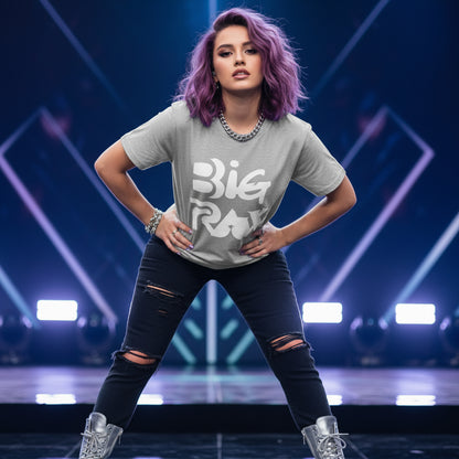 Big Raw Unisex Heavy Cotton Tee, Casual Streetwear Shirt, Gift for Him or Her, Everyday Fashion, Graphic Tee, Trendy Apparel Printify