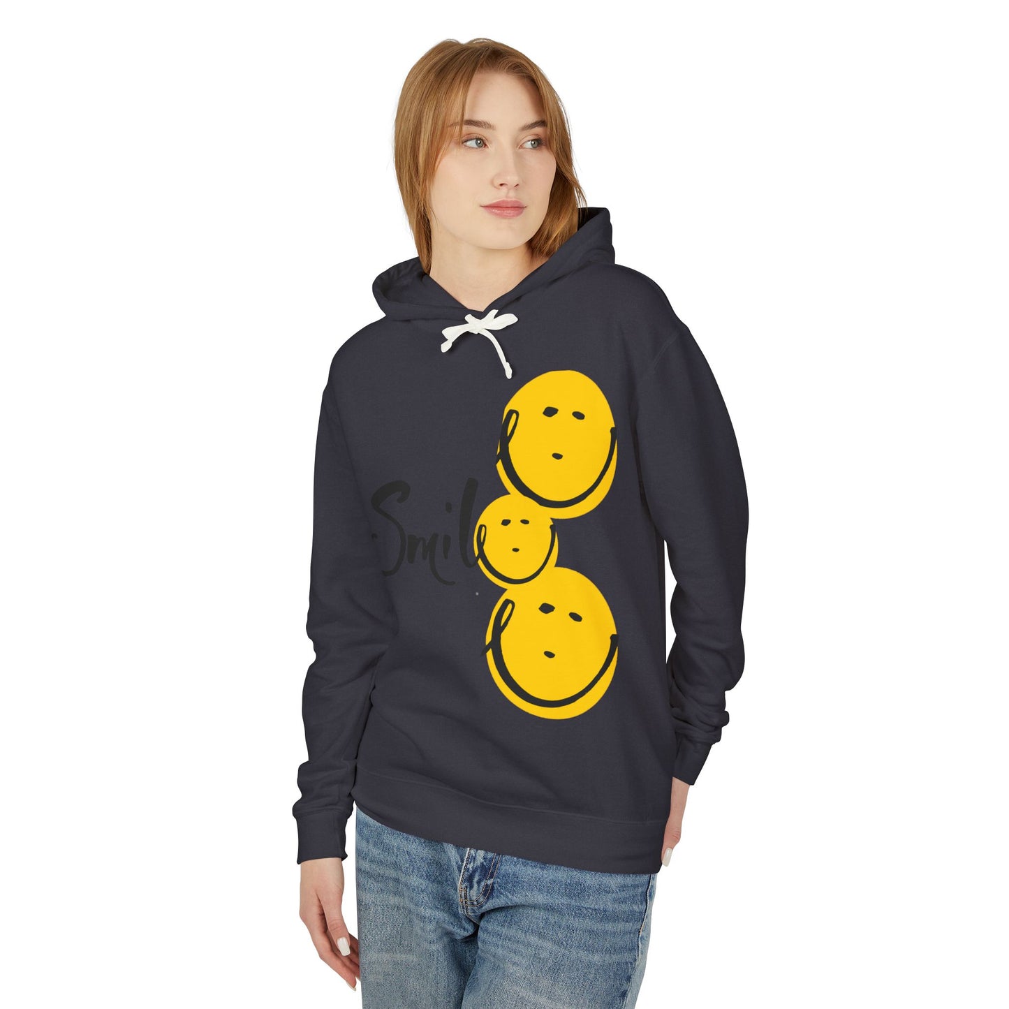Smile Lightweight Hooded Sweatshirt