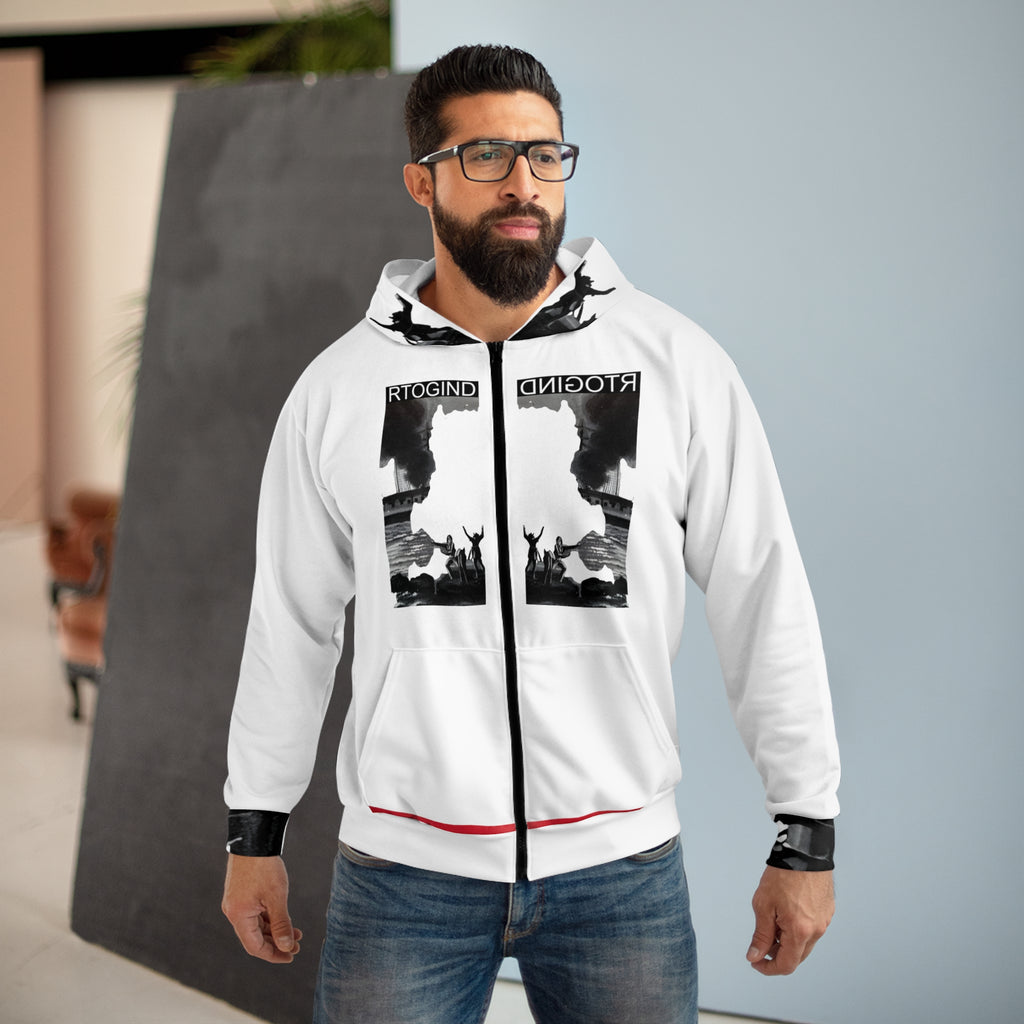 RCNSONS Unisex Zip URBAN Hoodie (AOP)