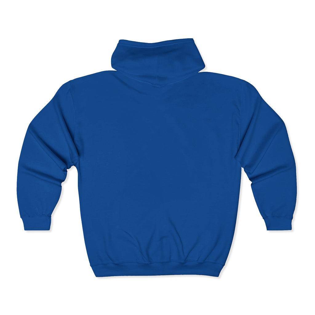 Paris-Themed Unisex Heavy Blend Full Zip Hooded Sweatshirt, Cozy Travel Hoodie, Gift for Explorers, Paris Souvenir, Urban Chic Style Printify