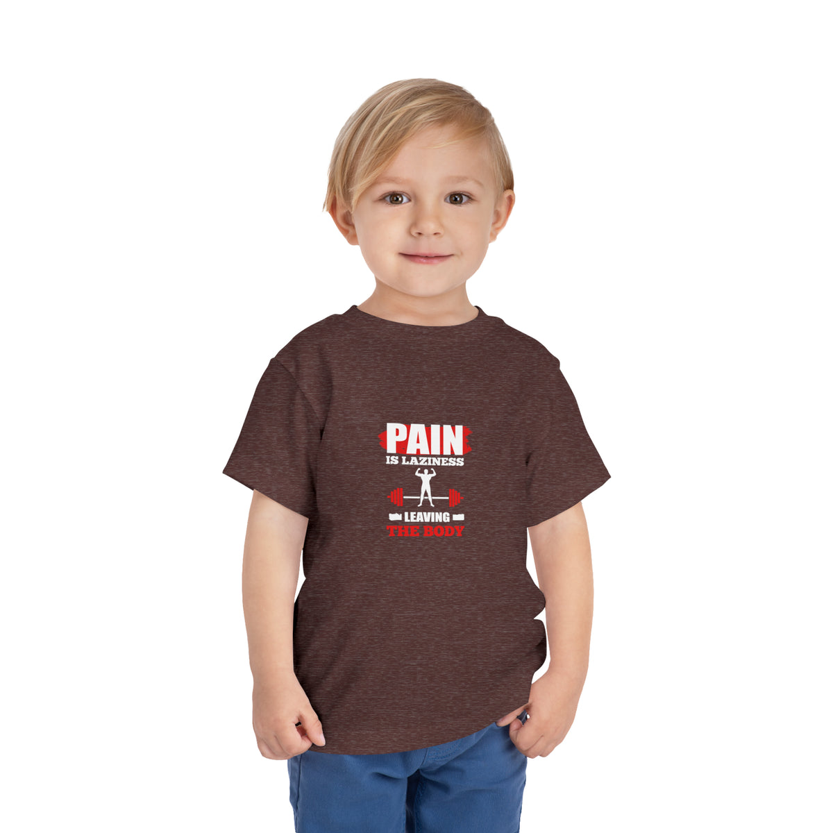 La douleur est la paresse T-shirt pour tout-petits 