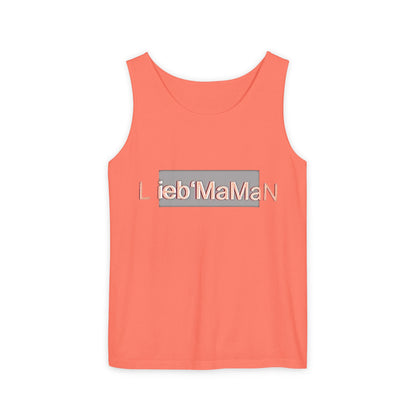 Lieb'MaMan Unisex Garment-Dyed Tank Top - Stylish and Comfortable Summer Wear