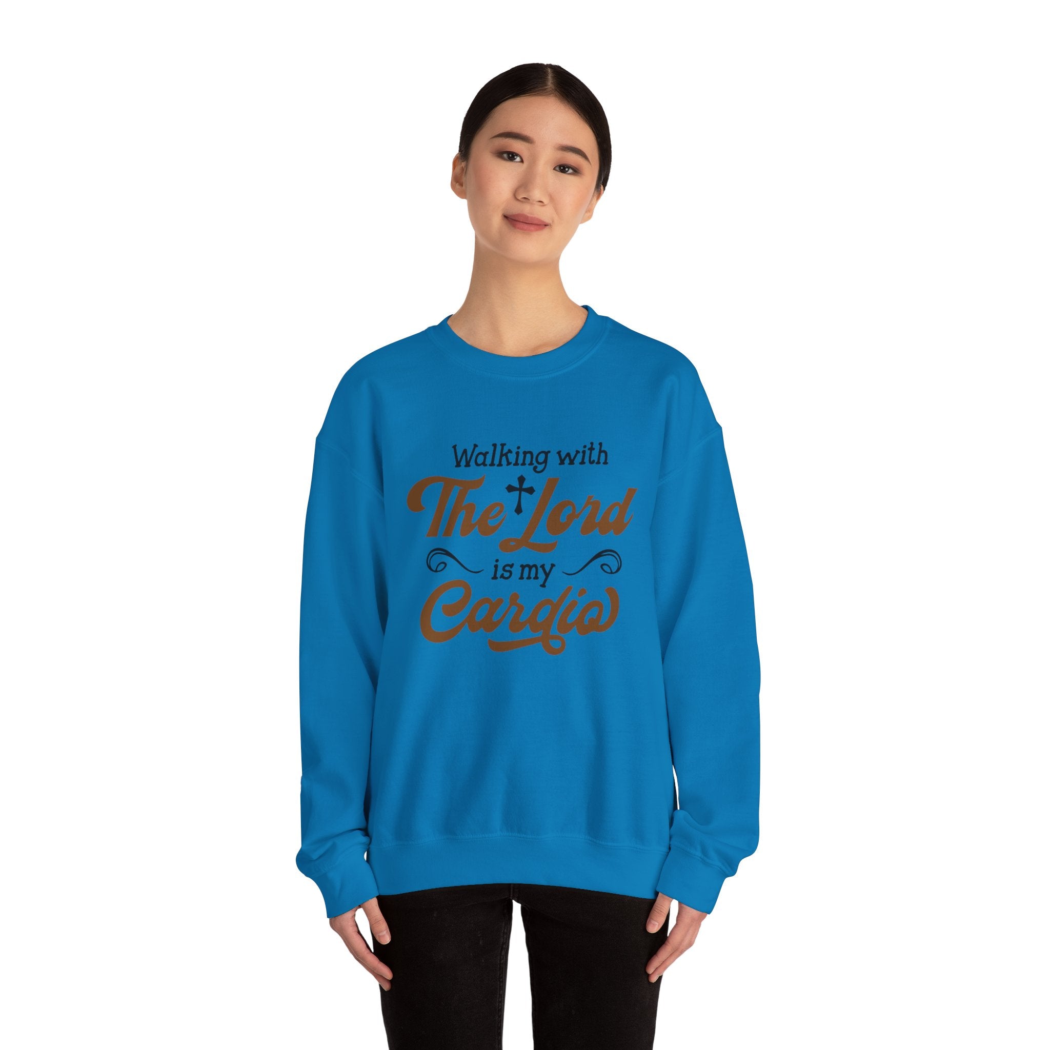 Marcher avec le Seigneur est un sweat-shirt unisexe cardial 