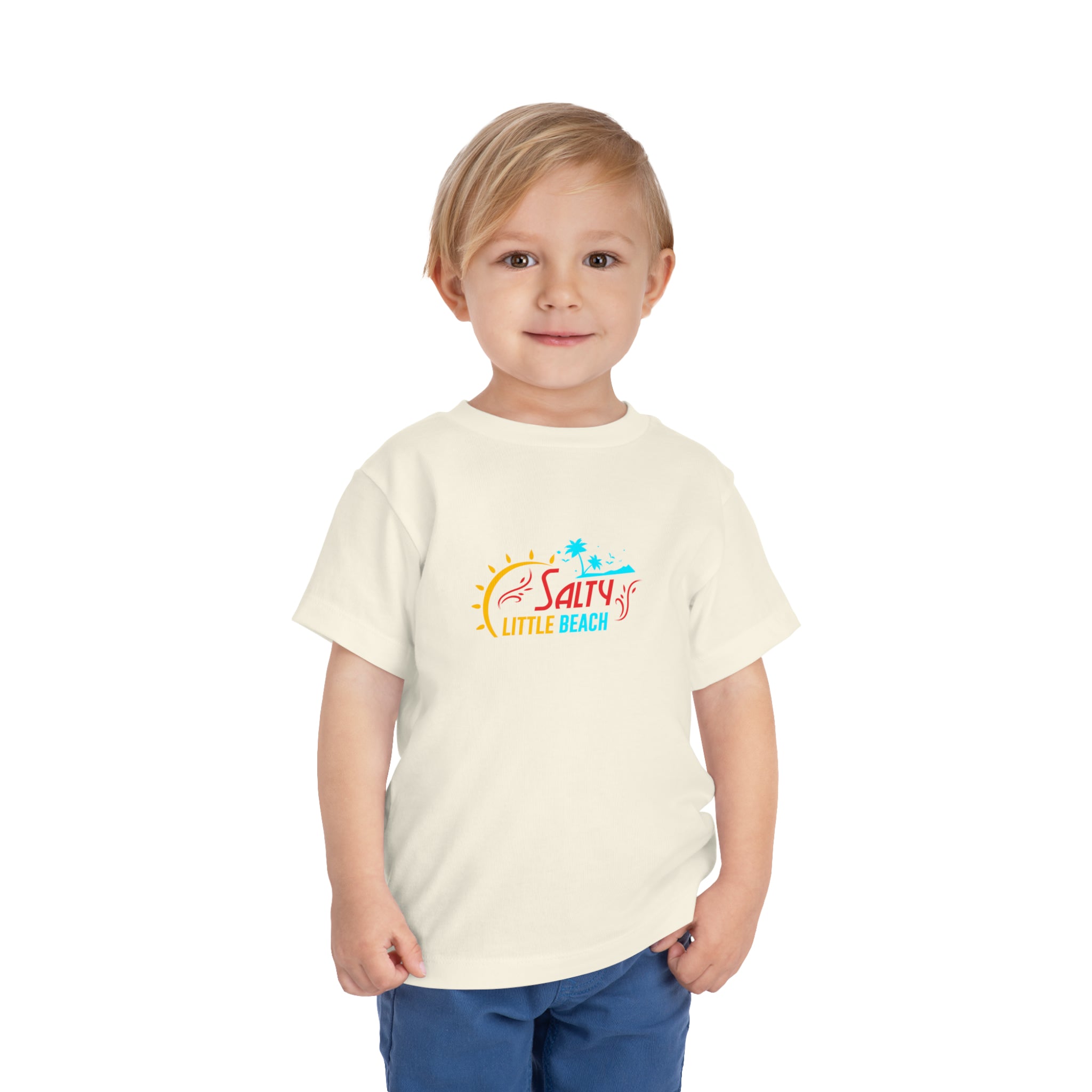 T-shirt pour tout-petits Salty Little Beach 