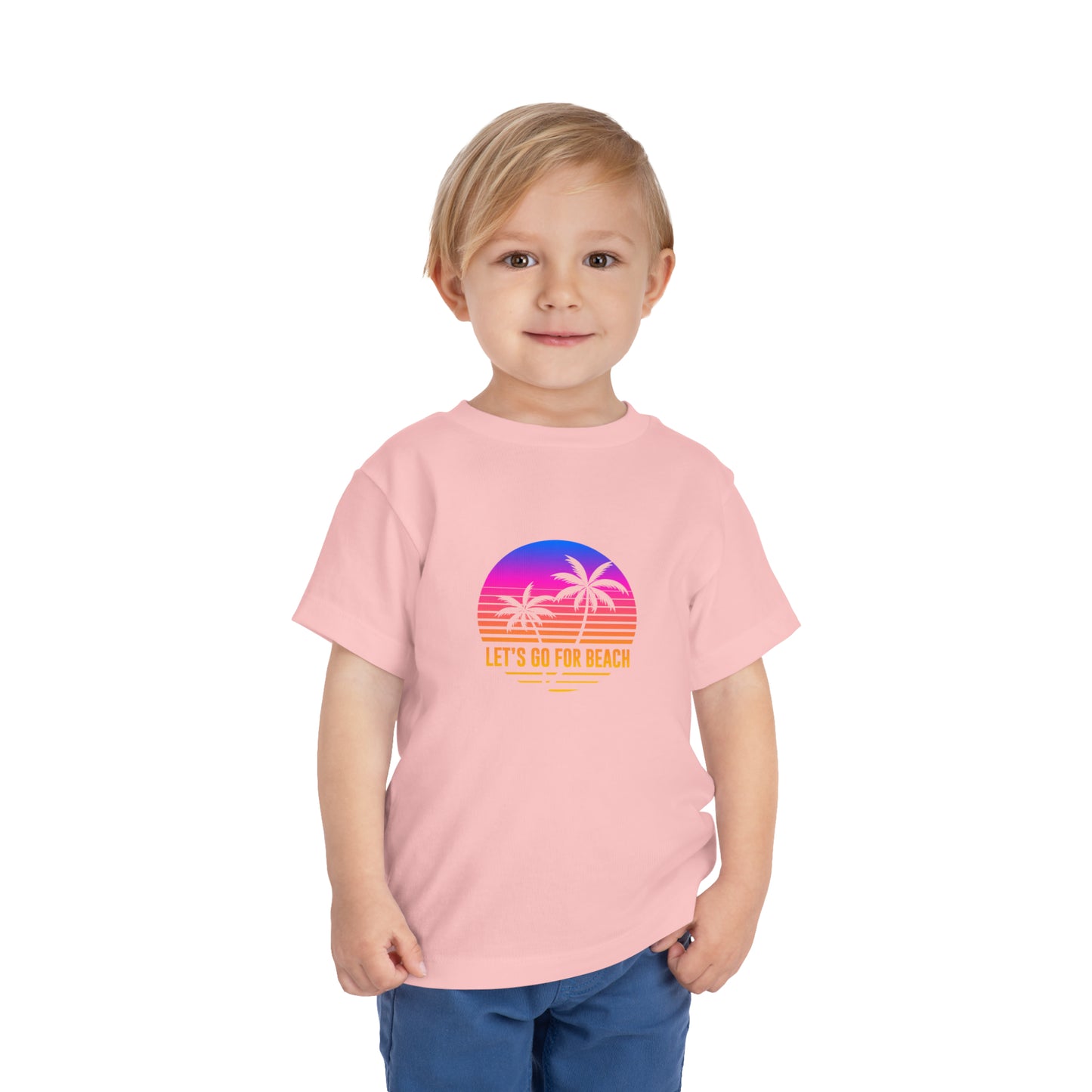 T-shirt Allons-y pour la plage pour tout-petit 