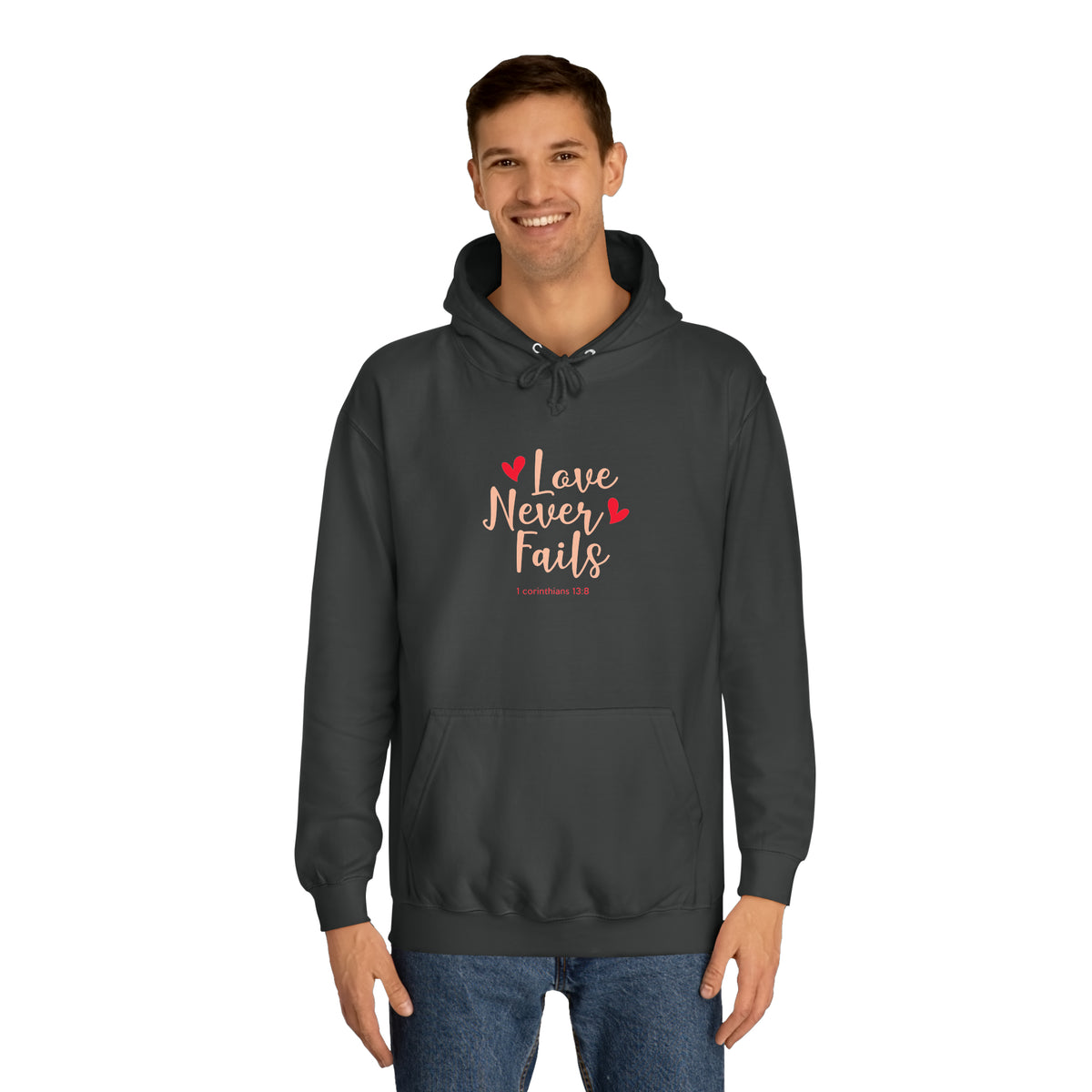 Love Never Fails Unisex Hoodie