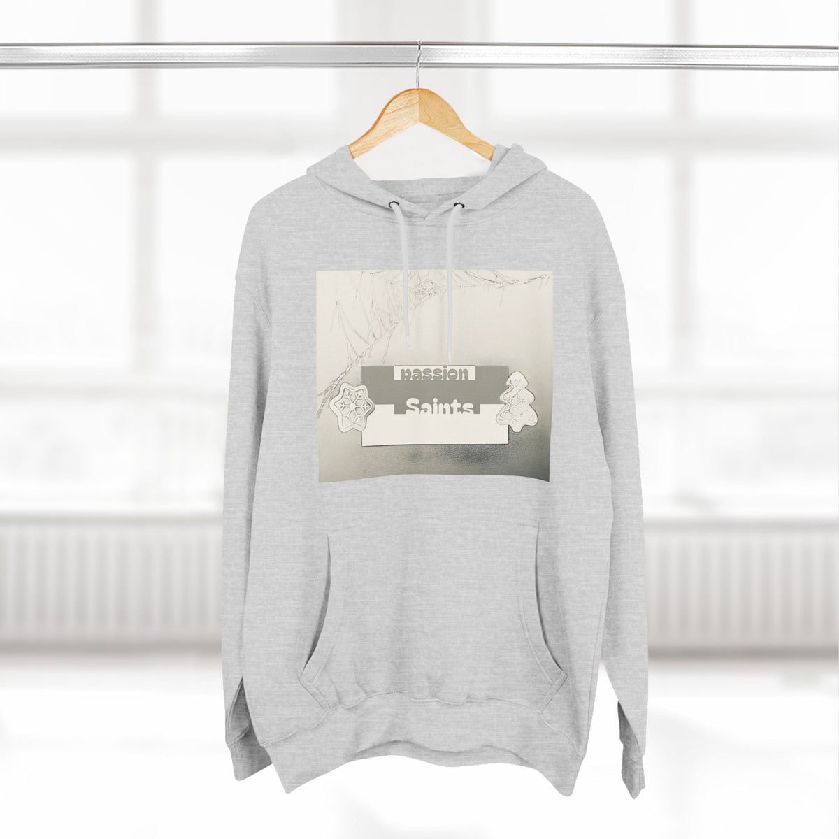 Passion saint Hoodie ( faded) Printify