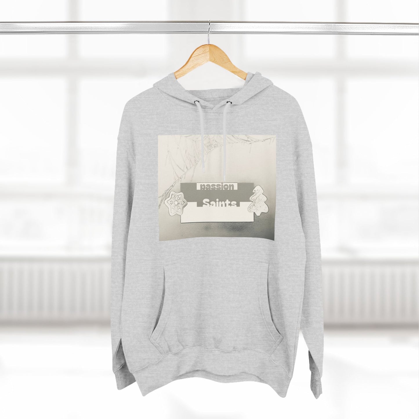 Passion saint Hoodie ( faded) Printify