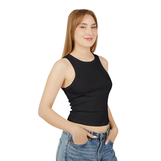 Women's day walk Micro Rib Racer Tank Top