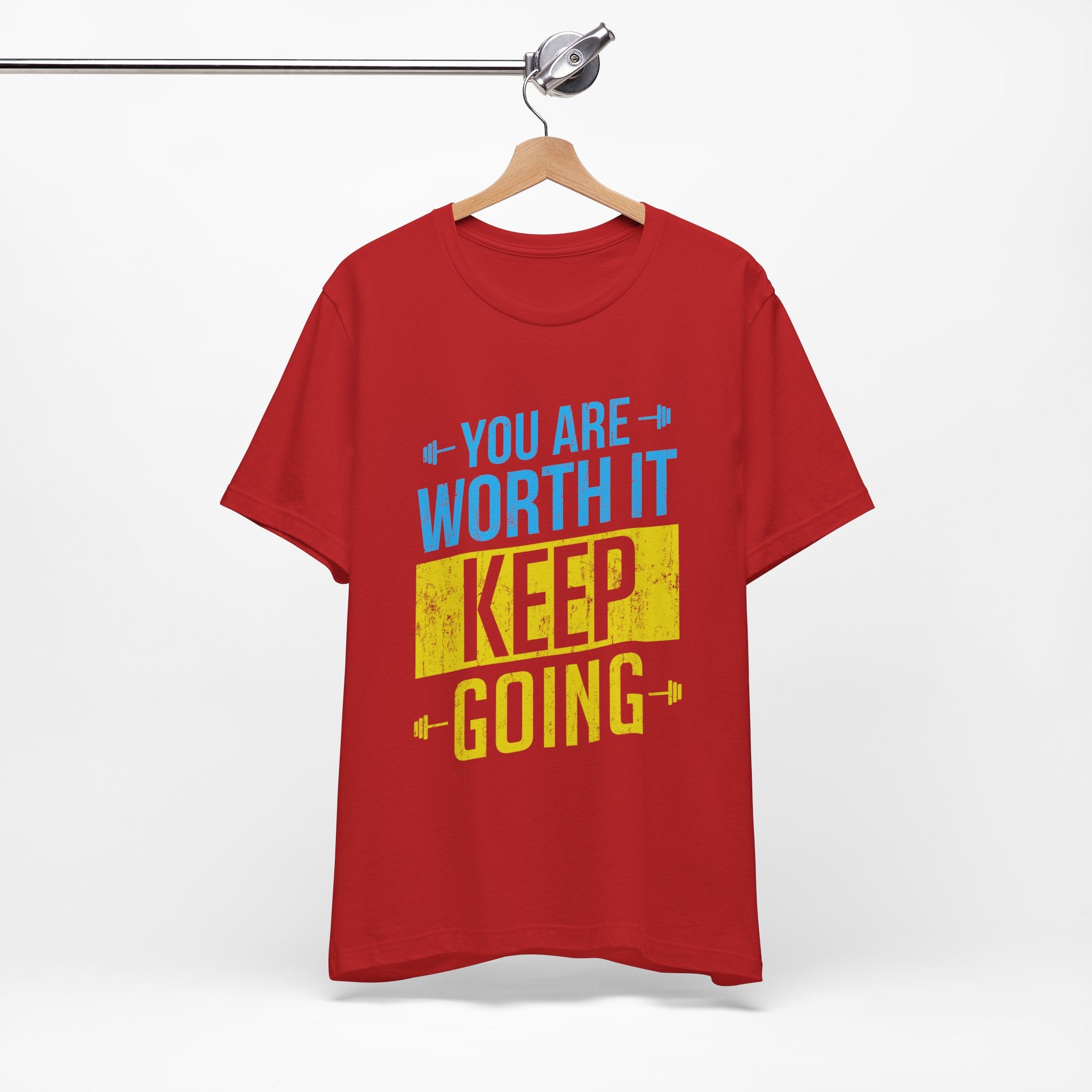 Vous en valez la peine, continuez, tee-shirt unisexe 