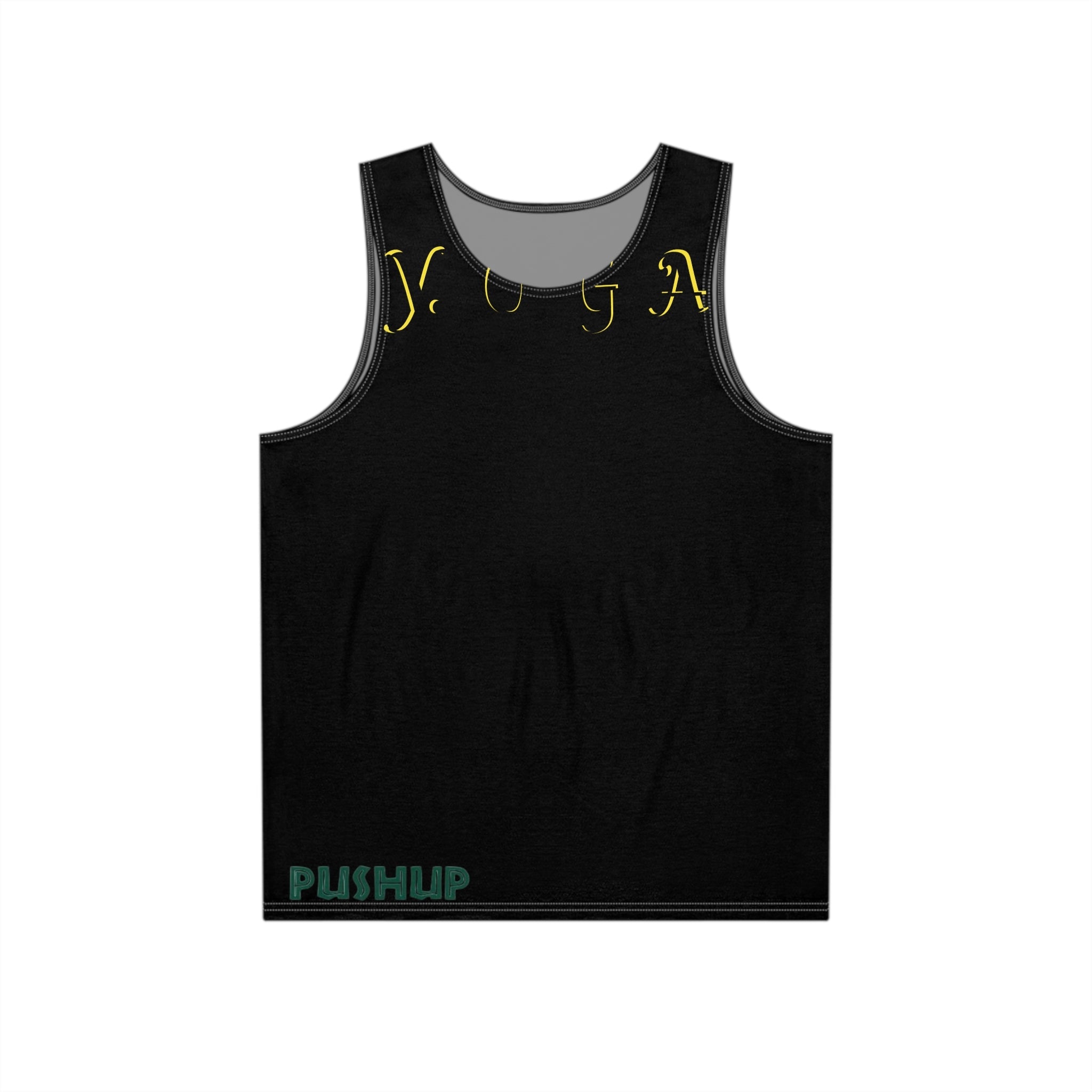 Men's Yoga Tank - Push Up Design for Fitness Enthusiasts Printify