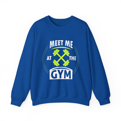 Rencontrez-moi au sweat-shirt unisexe du gymnase 
