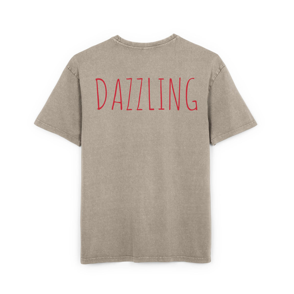 Oversize Tee  - Dazzling Acid Washed T-Shirt