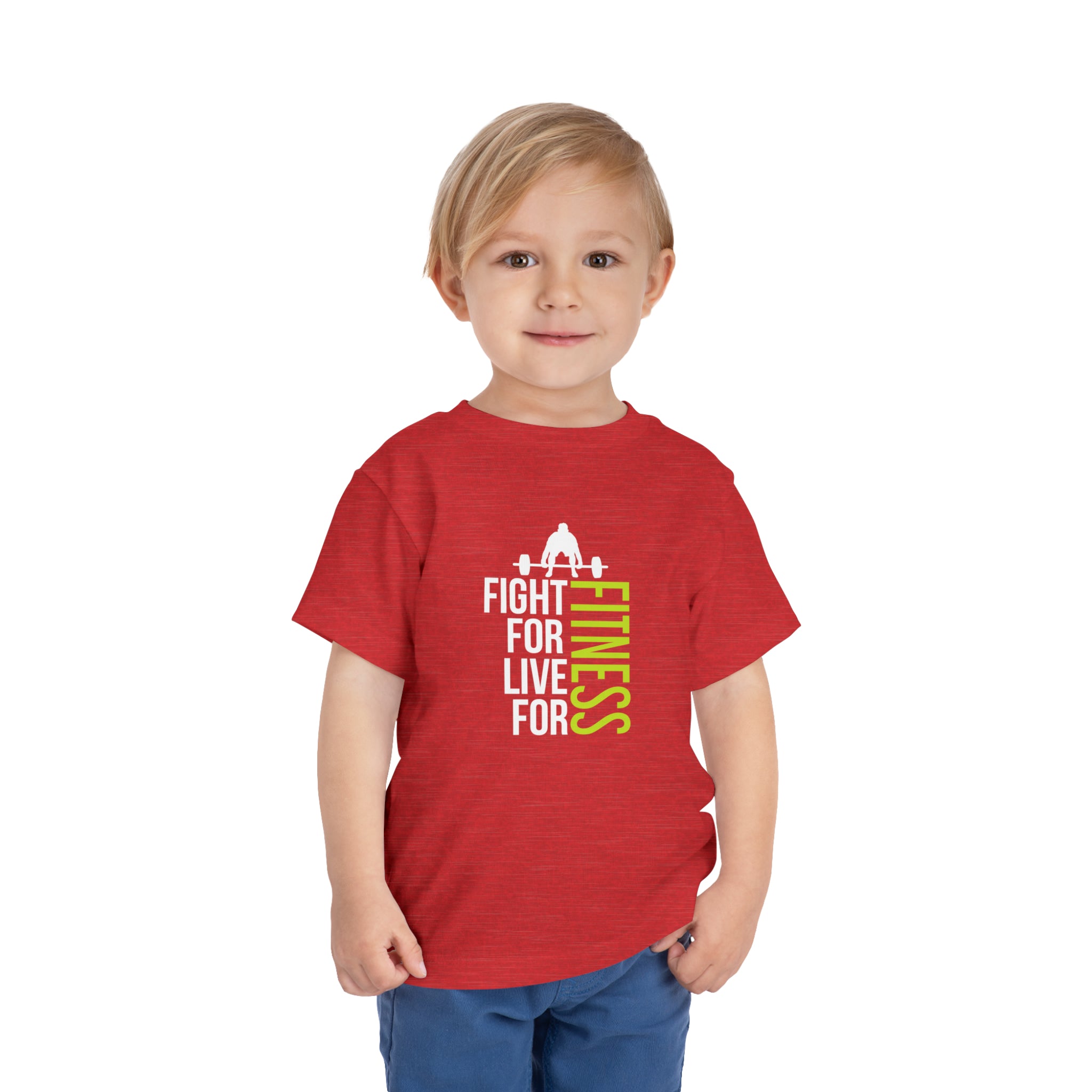 T-shirt pour tout-petits Fight For Live For Fitness 
